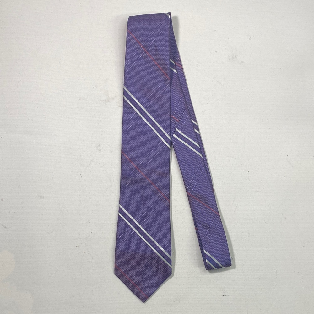 Van Heusen Purple and Red Striped Tie